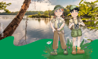 Rangertag im Biosphärenreservat, Foto: Fouad Vollmer Werbeagentur Illustration: Ö-Grafik